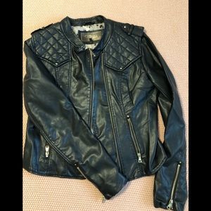 Faux Leather Jacket